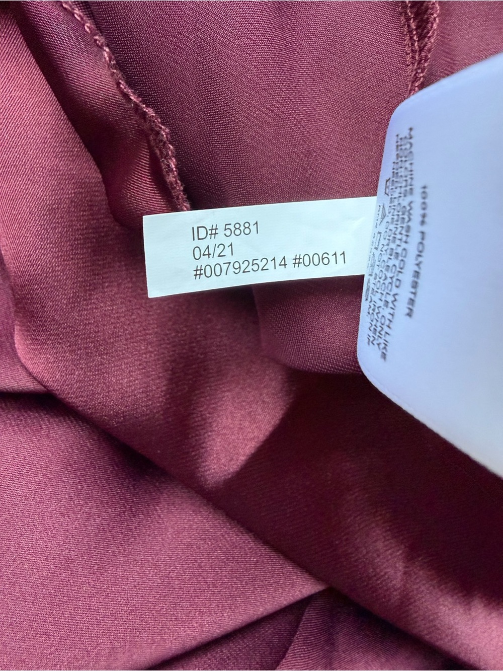 NEW Express Burgundy Cowl Neck Satin Jumpsuit Retro 70’s Wide Leg Evening Sz XS - Picture 7 of 11